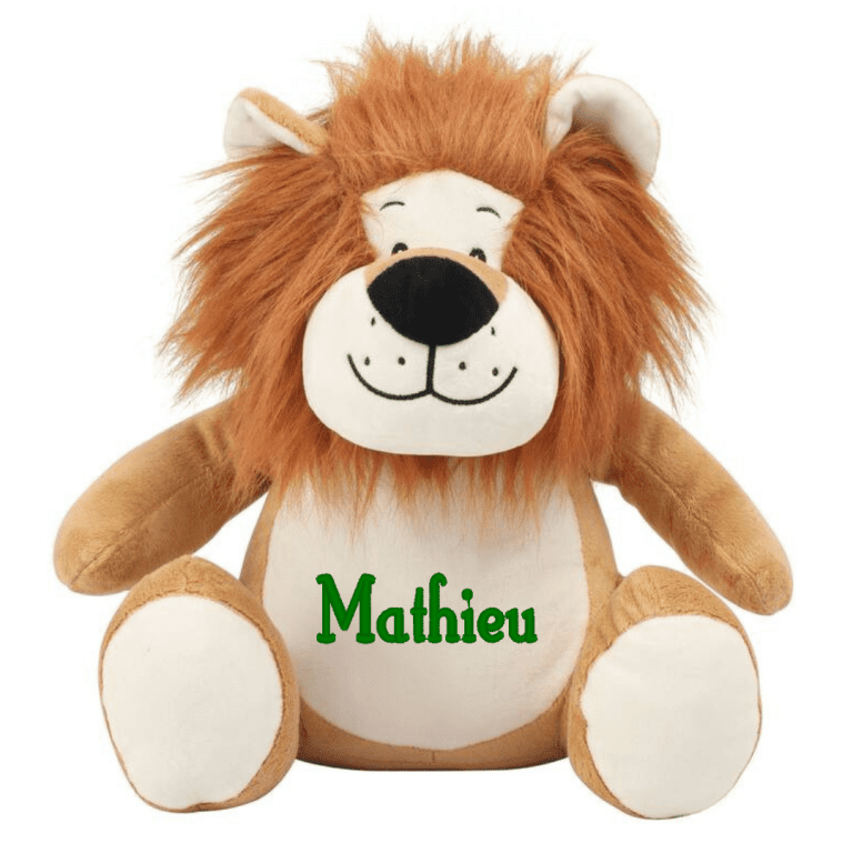 Peluche lion range pyjama à personnaliser