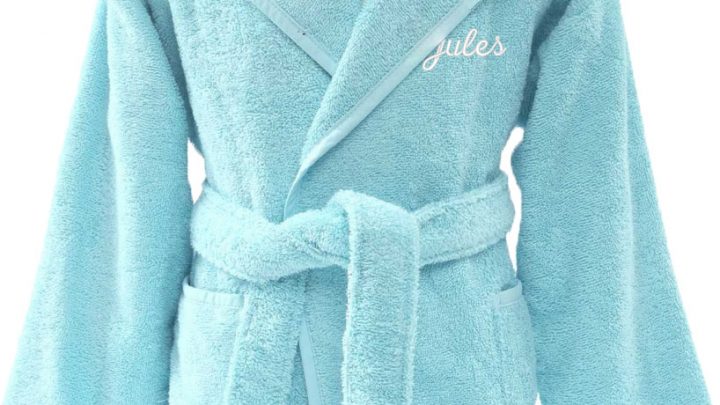 Peignoir enfant super héros à personnaliser