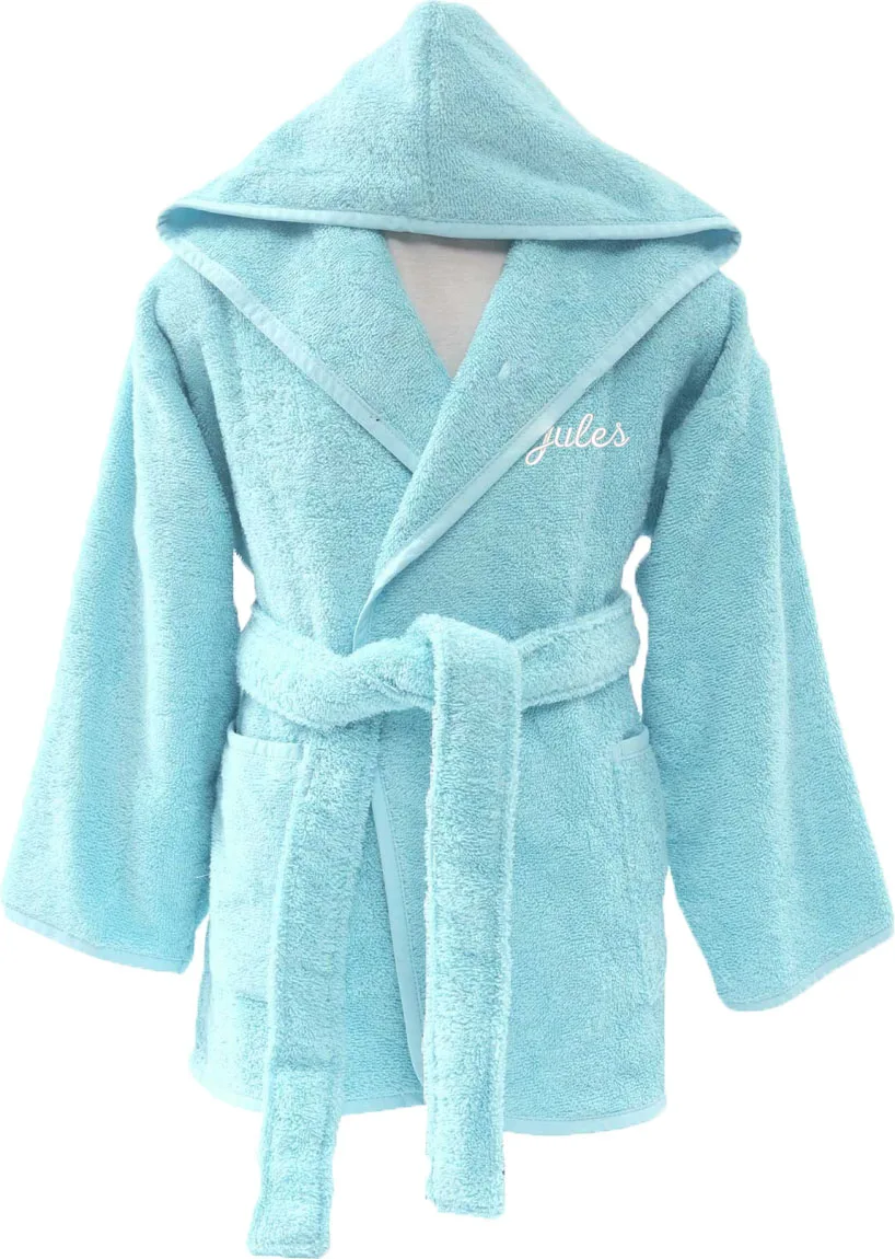 Peignoir enfant super héros à personnaliser