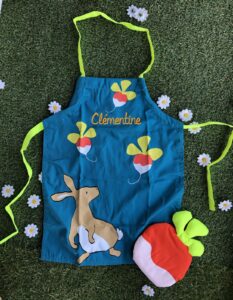 Tablier de cuisine radis enfant