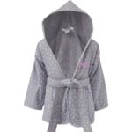 Peignoir enfant doublé éponge personnalisé étoile brodé à Saint-Cyr-sur-Mer par Sudbroderie