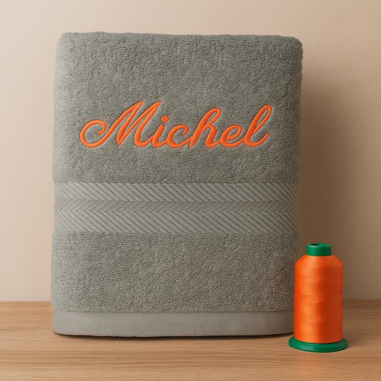 Serviette de bain à personnaliser