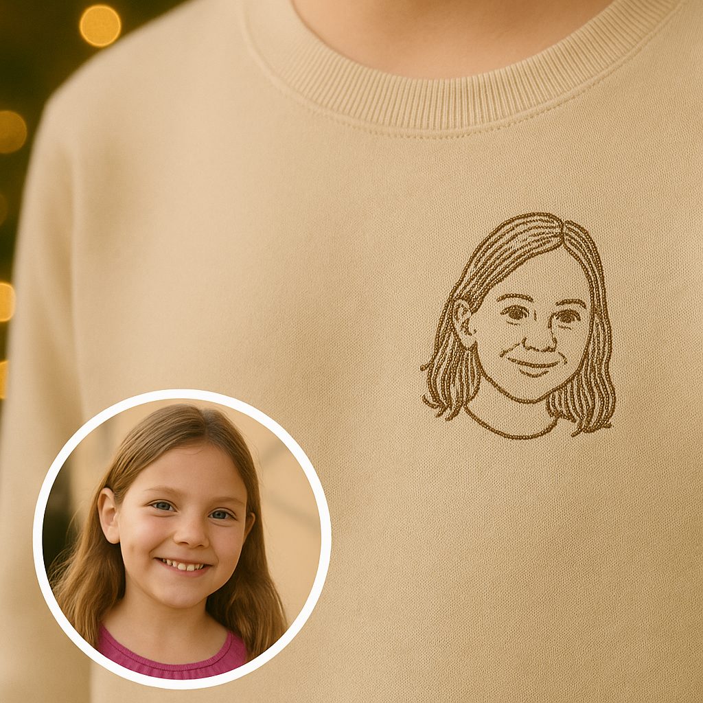 Broderie de photo sur textile