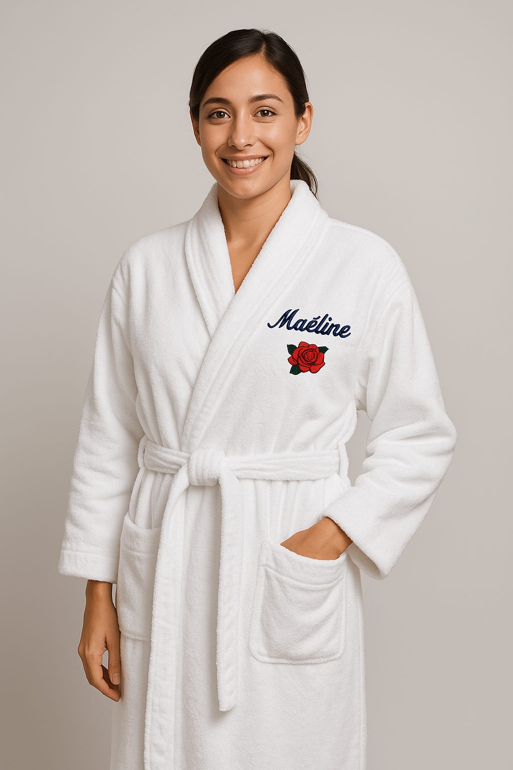 peignoir de bain personnalisé