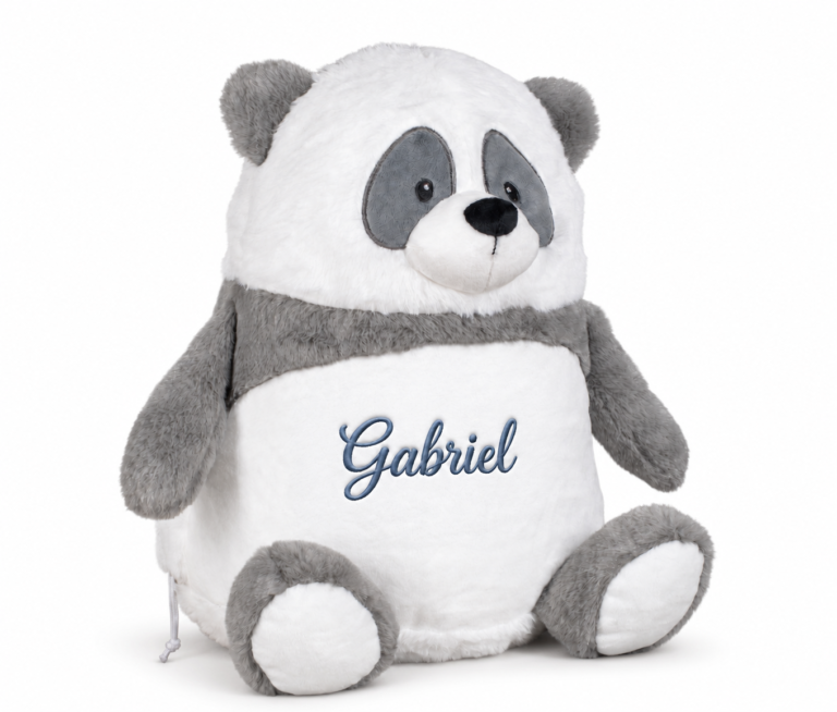 Peluche panda personnalisée avec prénom brodé