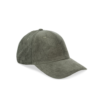 Casquette kaki en velours côtelé personnalisable vue de trois quarts